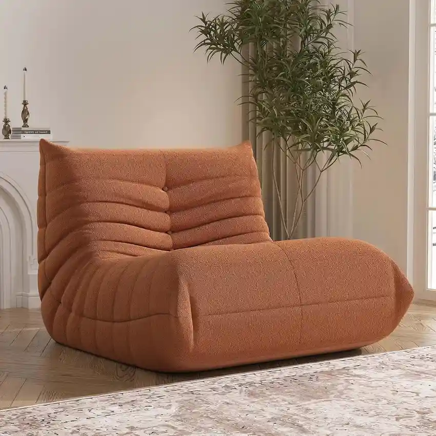 Bean Bag Chair, Fireside Chair Bean Bag Sofa Large Bean Bag Chair for Adults